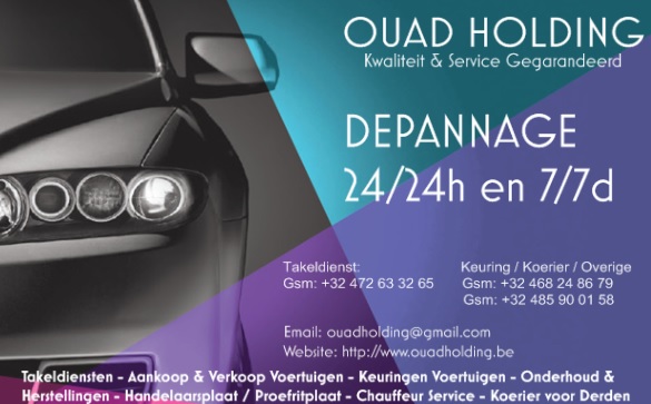 luxe-autoverhuurders Mechelen OUAD TRANSPORT